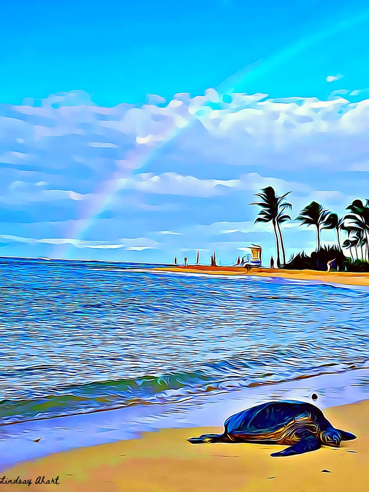 Ocean Art LOVE ALOHA voor wholesale door Blue Fusion Surf Art