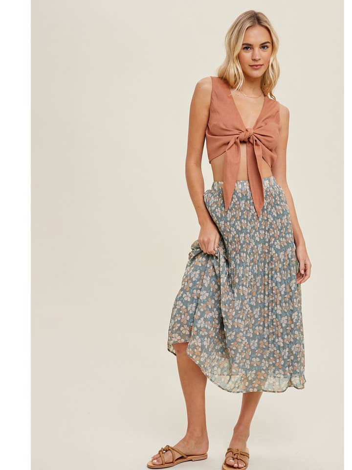 TOP MED LINNED FORAN/WL23-7796 for engroshandel hos Wishlist Apparel