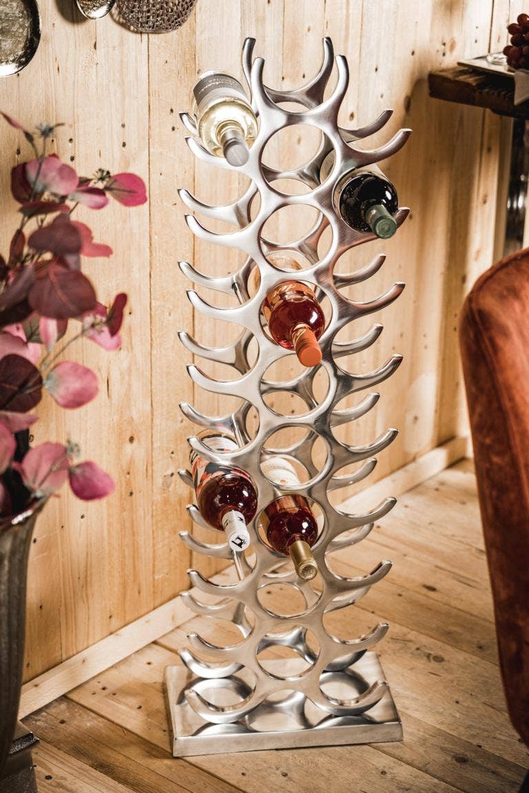 Michael & Philipp Noll e. K. – wholesale Flaskräcke/-hållare – Vinhållare i polerat aluminium8