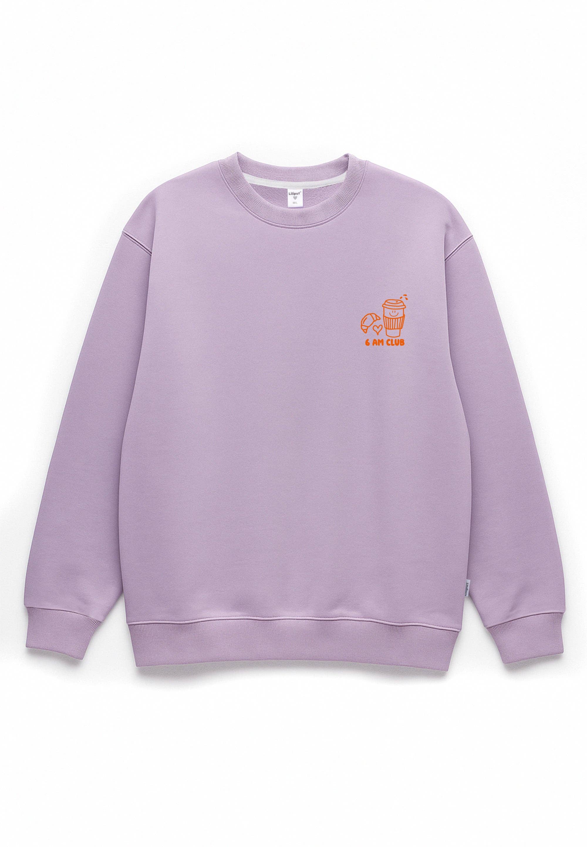 Liliput – wholesale Sweatshirt med tryck - Dam – Adult Sweatshirt Coffee before Chaos i ljungfärg3