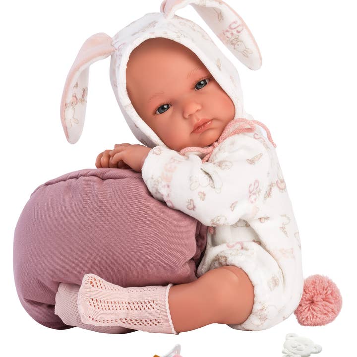 Llorens - Wholesale Doll - Kids - 13.8" Anatomically-Correct Baby Doll Anna with Carrycot1