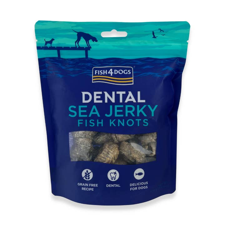 Lucky-Pet Handels- und Produktions GmbH - Wholesale Hondenkoekjes - Hond - Fish4Dogs Dental Sea Jerky - Vis Knopen0
