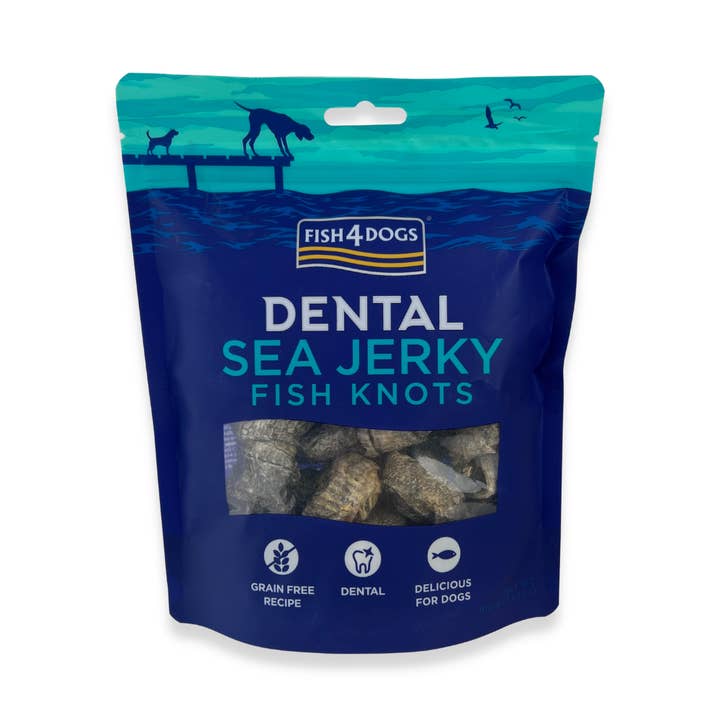 Fish4Dogs Dental Sea Jerky - Nodi di Pesce per la vendita all'ingrosso da parte di Lucky-Pet Handels- und Produktions GmbH