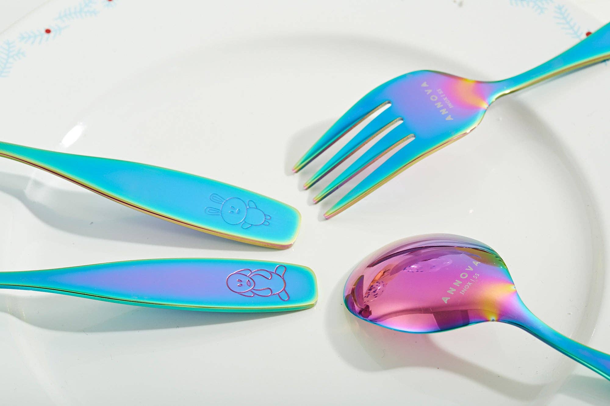 ANNOVA - Wholesale Flatware Set - Kids & Baby - ANNOVA Kids Silverware 6 PIECES Children's Safe Flatware Set Stainless Steel27