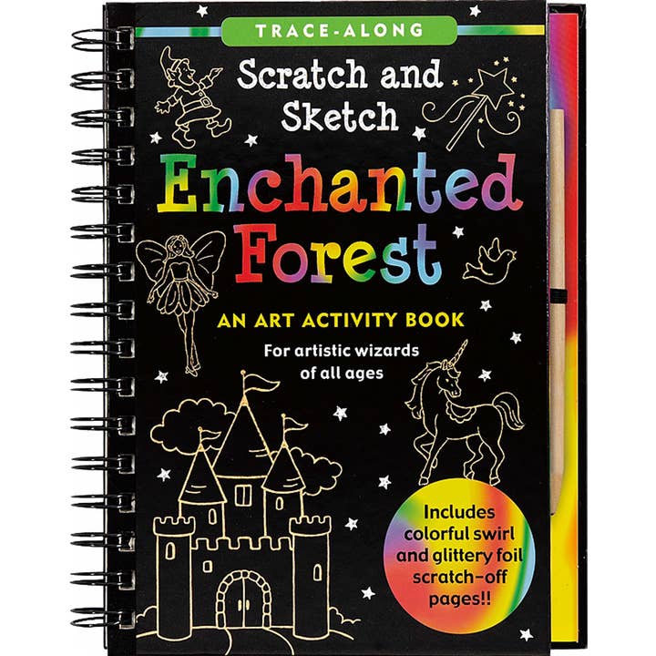 Peter Pauper Press - Wholesale Sketchbook/Sketchpad - Enchanted Forest Scratch and Sketch