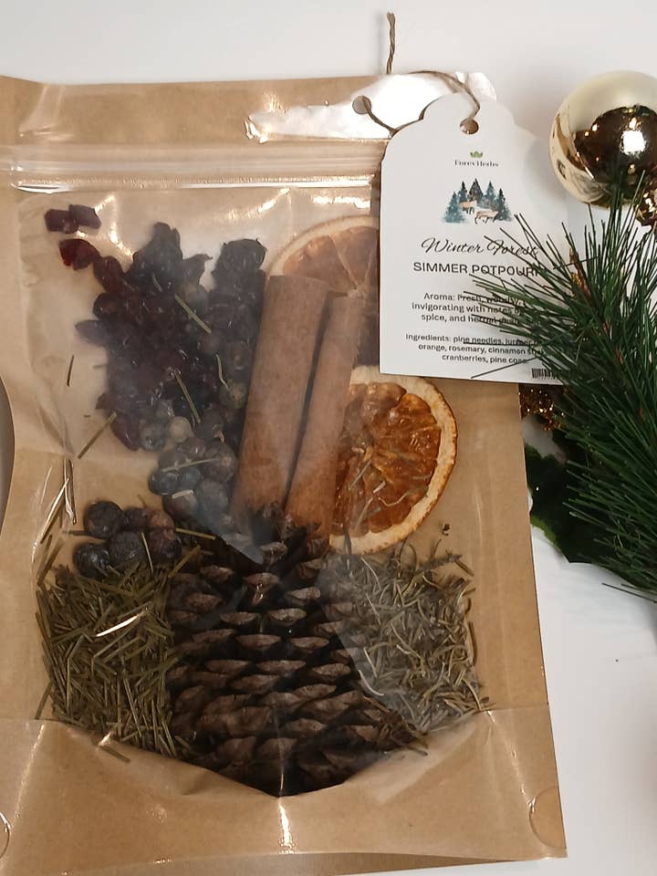 Pot-pourri mijoté de forêt d'hiver pour la vente par Forev'Herbs