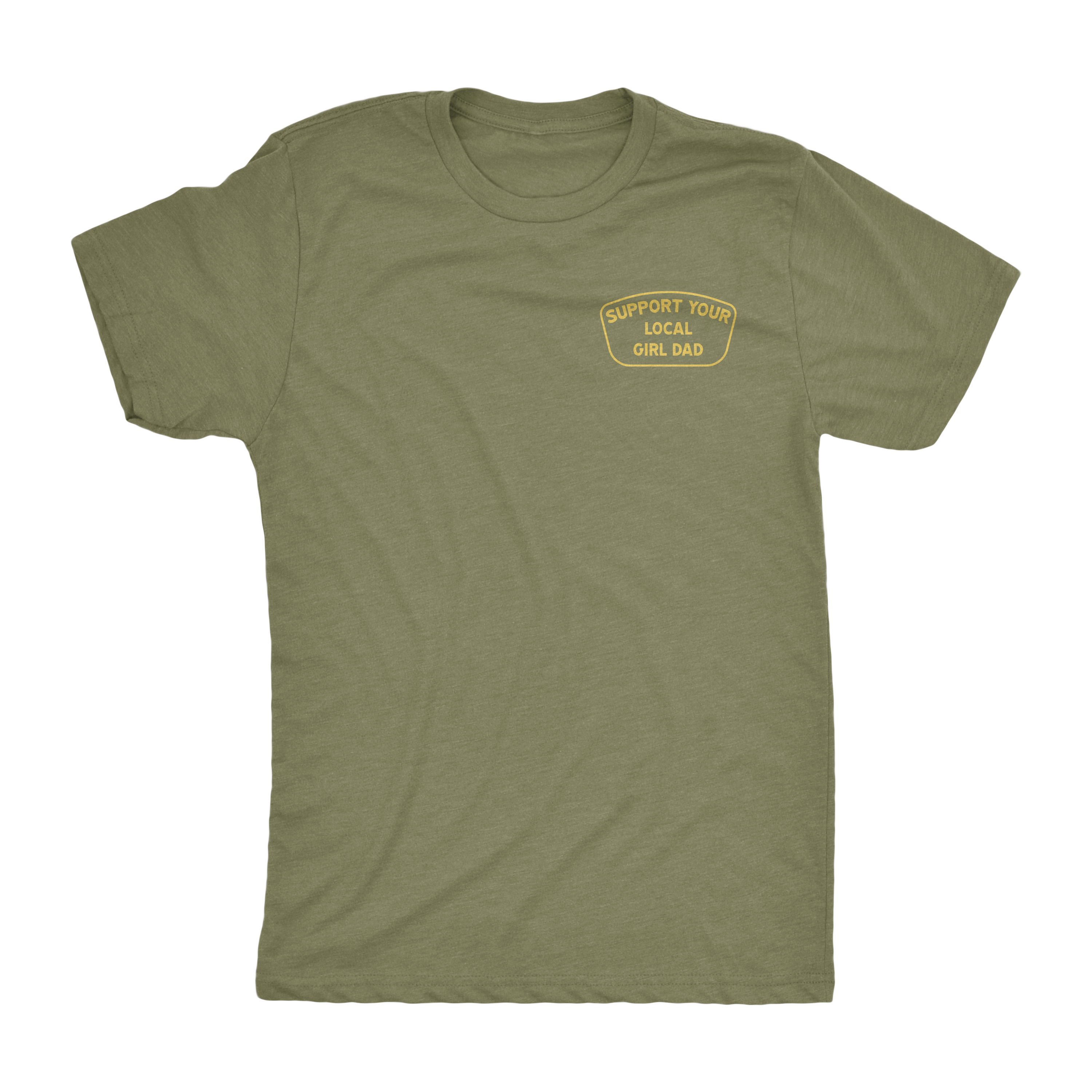 Dadbod Apparel - Vendita all'ingrosso Maglietta serigrafata - Uomo - Sostieni la tua camicia Local Girl Dad2