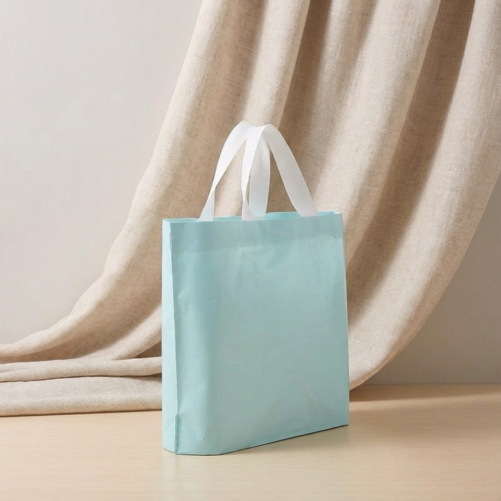 ByHome - Wholesale Gift Bag - 50pcs, 3 sizes Tiffany blue PVC gift bag with white handle6