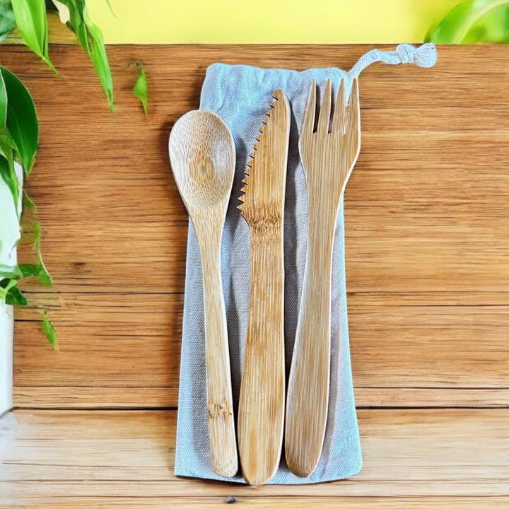 Bamboo Switch - Wholesale Assorted cutlery set - Bamboo Kids Individual Cutlery | Stocking Stuffer2