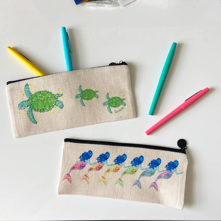 Caloosa Pencil Pouch with Zipper for wholesale by Caloosa WaterWear