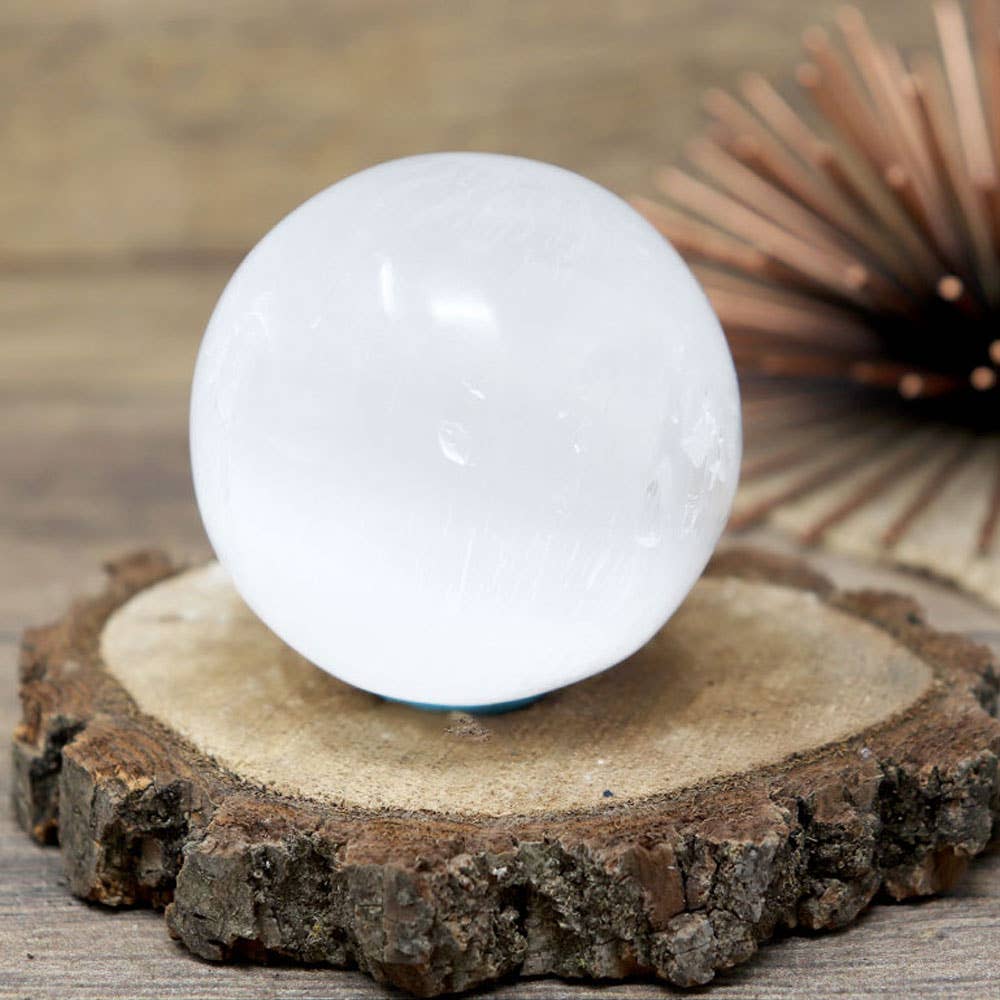 Natures Artifacts Inc - Wholesale Spiritual Stone/Crystal - Selenite Sphere  | Crystal Sphere6