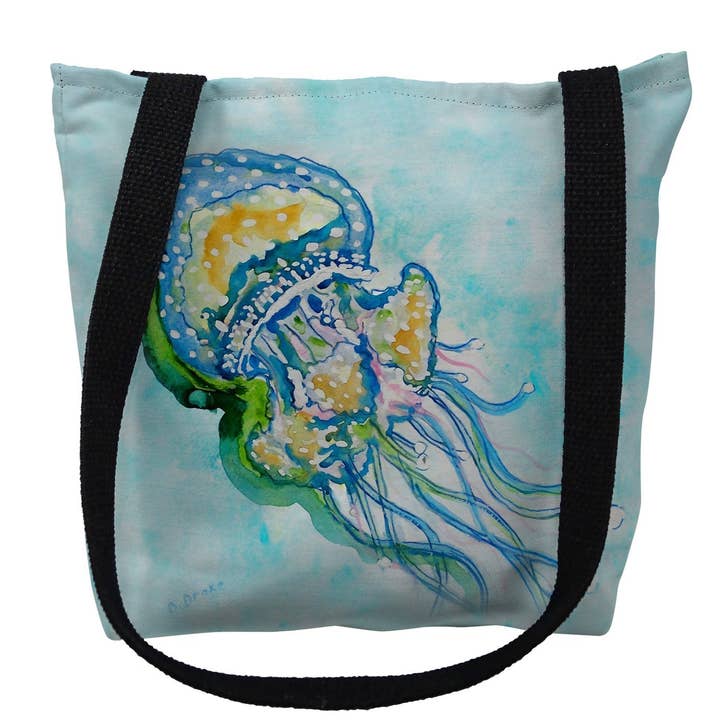 Betsy Drake Interiors - Wholesale Tote Bag - Women's - Jelly Fish Tote Bag