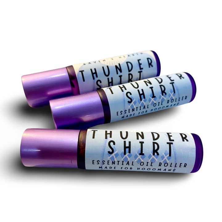 Thunder Shirt Oil Roller | Natural Stress Relief | Calming for wholesale by Raven’s Hearth