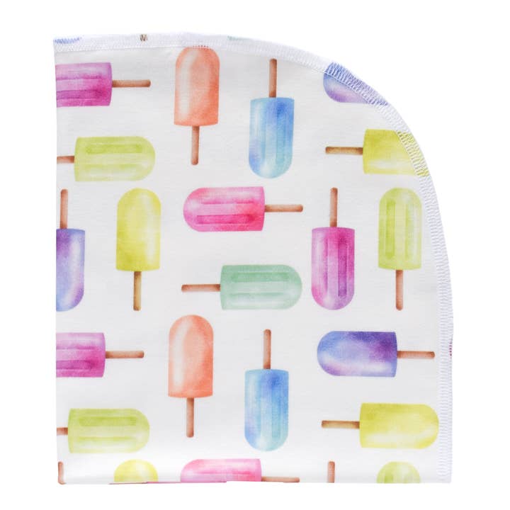Manta orgánica para bebés/niños, paletas heladas, ESTÁNDAR para venta al por mayor de Jennifer Ann