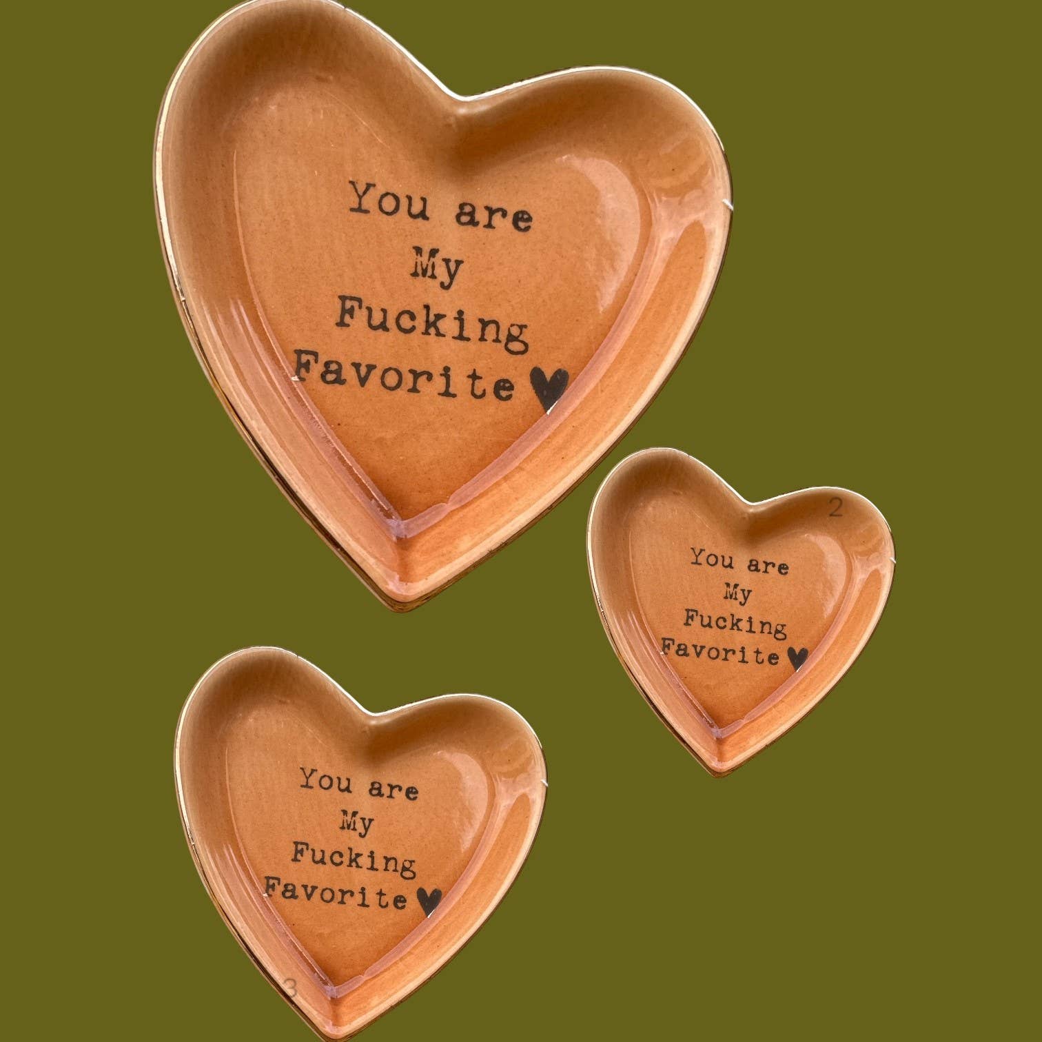 Seren James - Wholesale Jewelry Dish - “You Are My Fucking Favorite” Cuss Word Heart Trinket Dish4