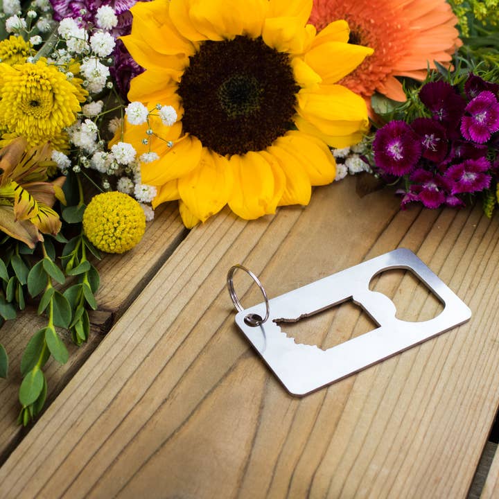 Iron Maid Art - Wholesale Bottle/Wine Opener - Indiana State Stainless Steel Beer Bottle Opener Gift2