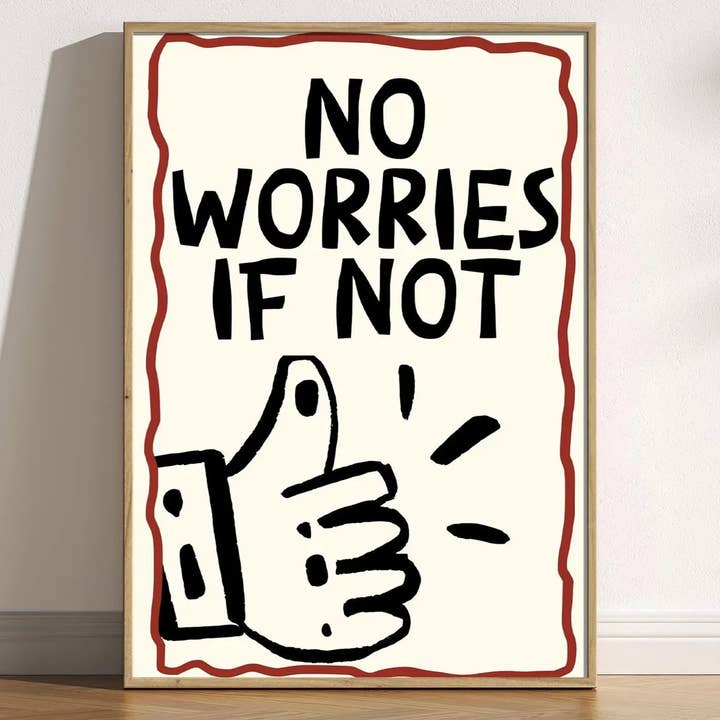 Pas de souci si ce n'est pas une impression typographique pour la vente par Mother & Sun Studio