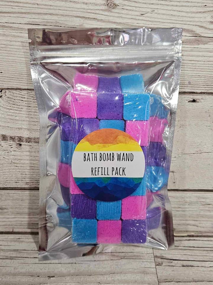 Unicorn Bath Bomb Wand Refill Kit-160g for wholesale by The Soap Sisters