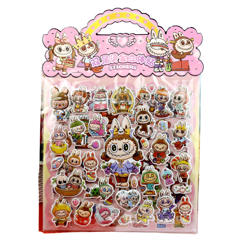 Auraquise - Wholesale Sticker - Kids & Baby - Cartoon 3D Double-Layer Cartoon Foil Decorative Stickers5