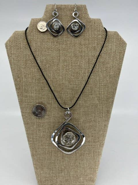 Crooked Diamond in Oyster Bay, Vivid Violet, Sky Blue and Fields of Green for wholesale by The Artist Jay