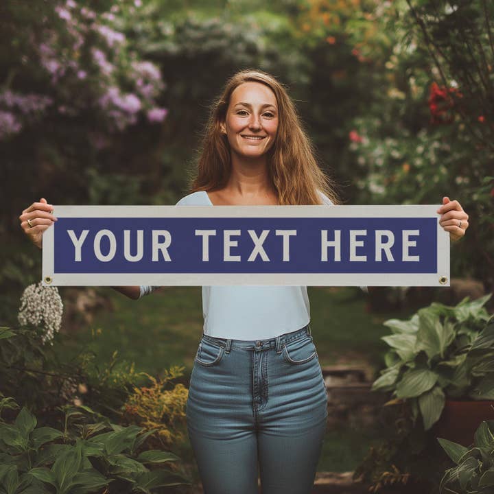 Benoit's Design Co. - Wholesale Sign - Custom 8x40" Name Felt Banner3