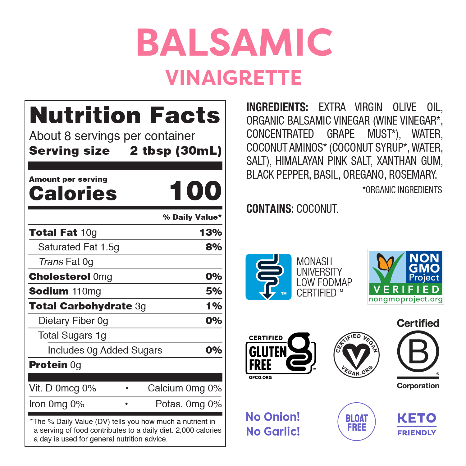 Fody Food Co - Wholesale Salad Dressing - Balsamic Vinaigrette3