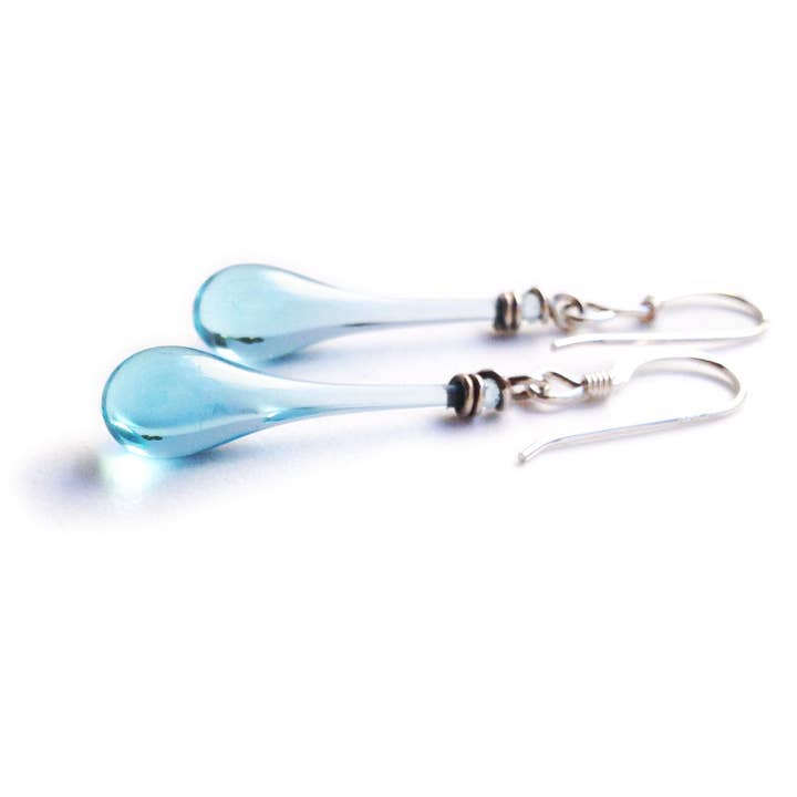Sundrop Jewelry - Wholesale Dangle Earrings - Birthstone Colored Glass Teardrop Earrings2