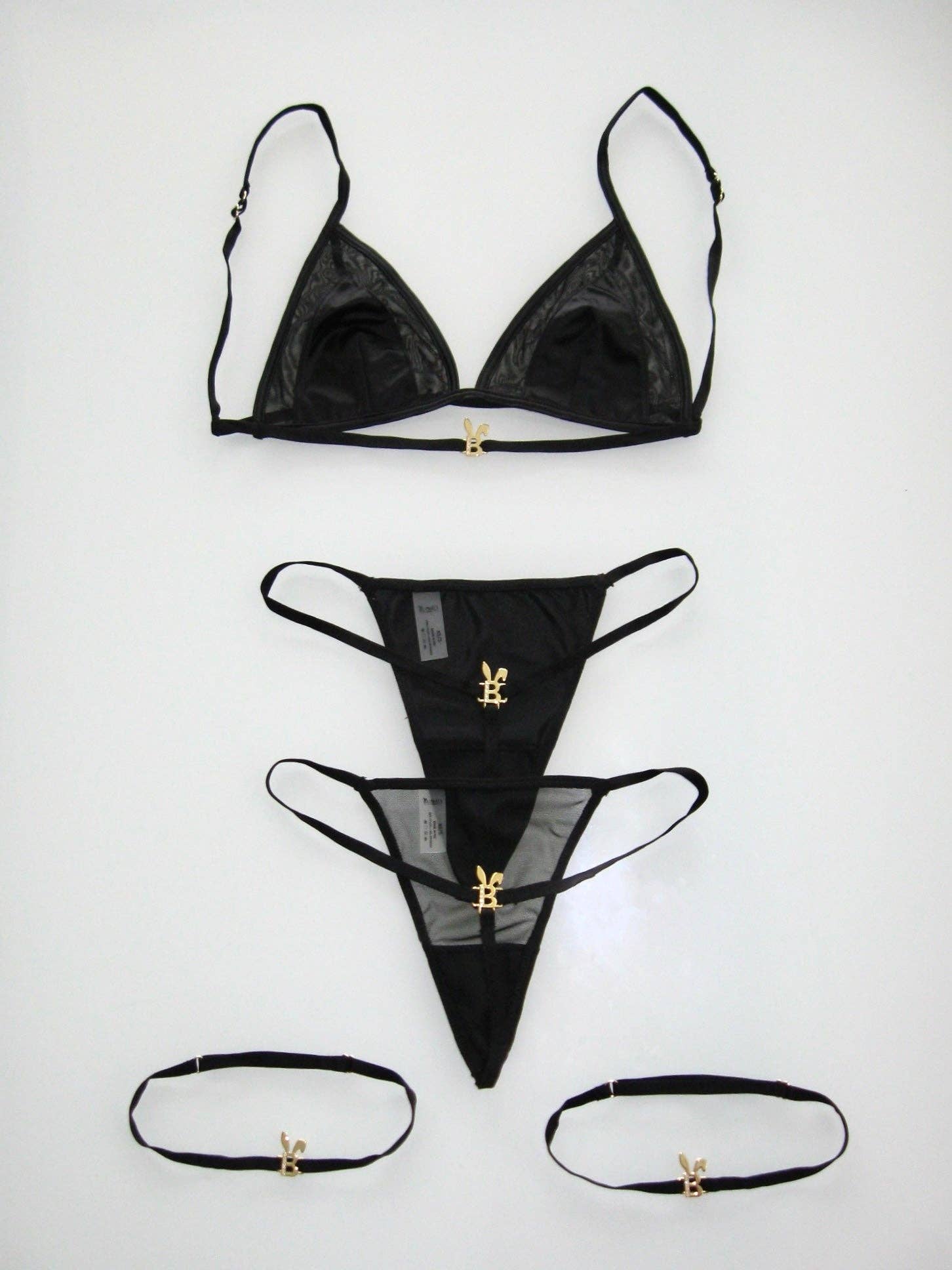 BUNNIES ROOM - Wholesale Lingerie Set - Women's - LINGERIE SET IN BLACK2