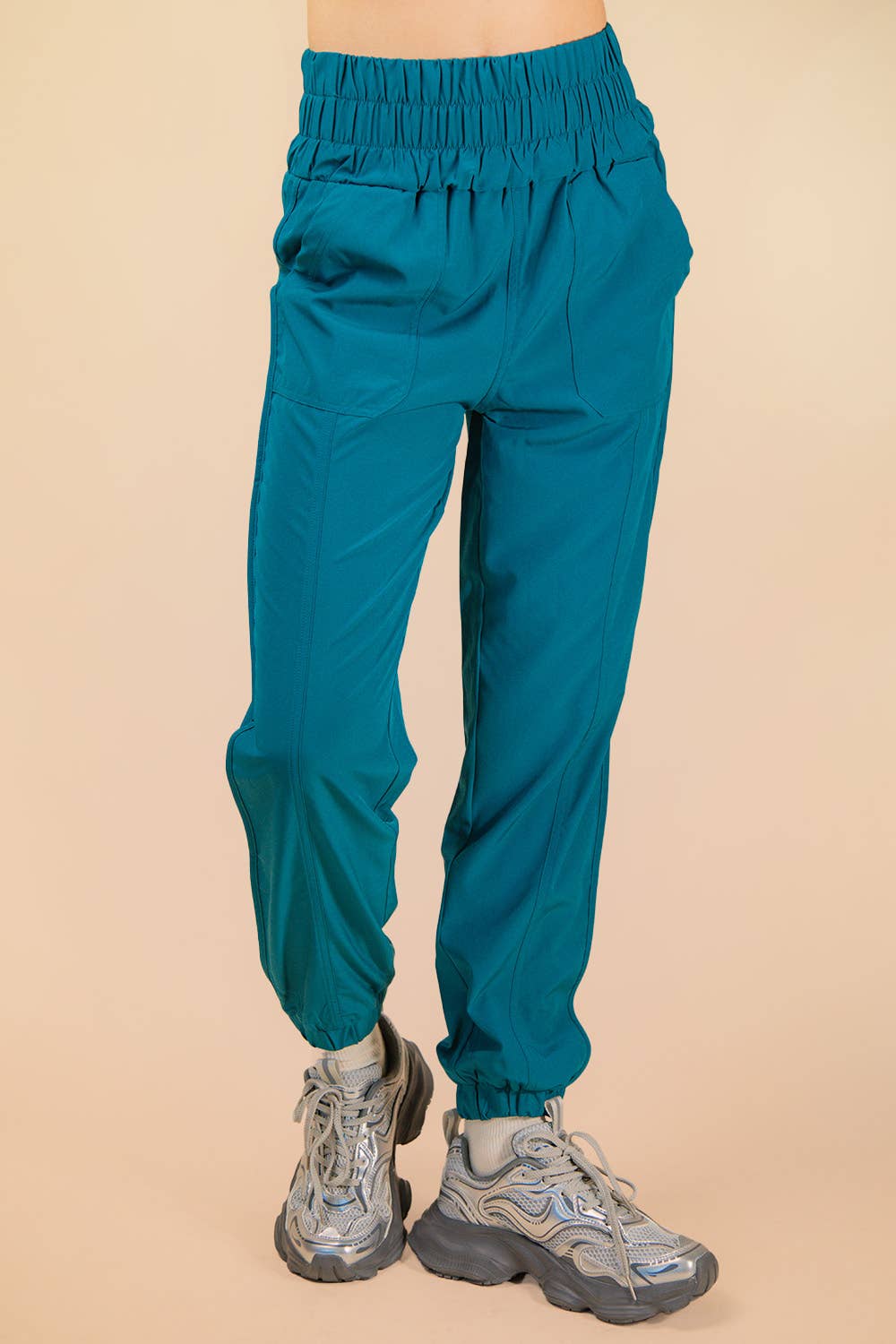 VERY J - Wholesale Athletic Sweatpants/Joggers - Women's - NP70063-Elasticized waist jogger pants31