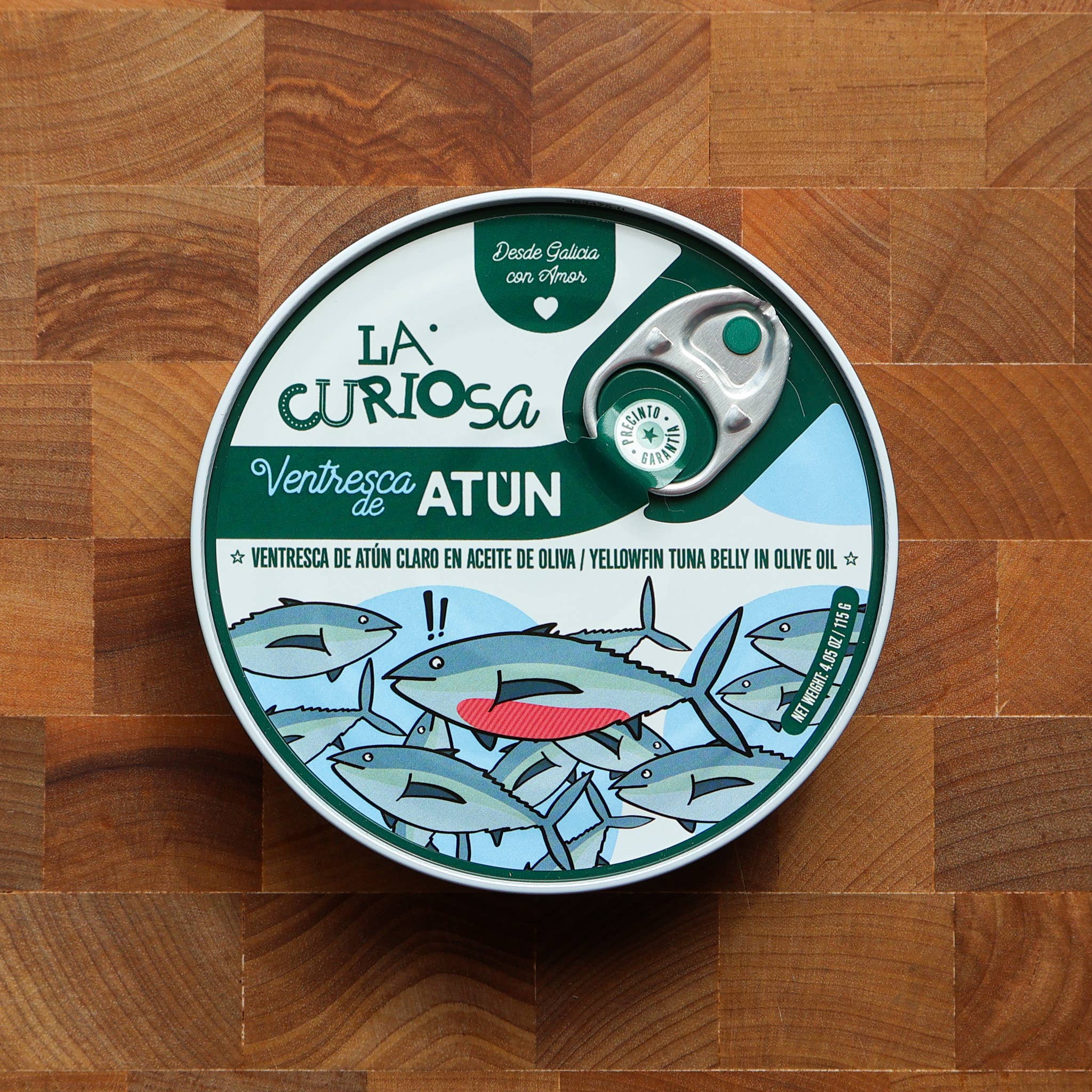 FishNook Tinned Seafood Co. - Vente Poissons en conserve - La Curiosa Ventre de Thon Albacore à l'Huile d'Olive, 115g