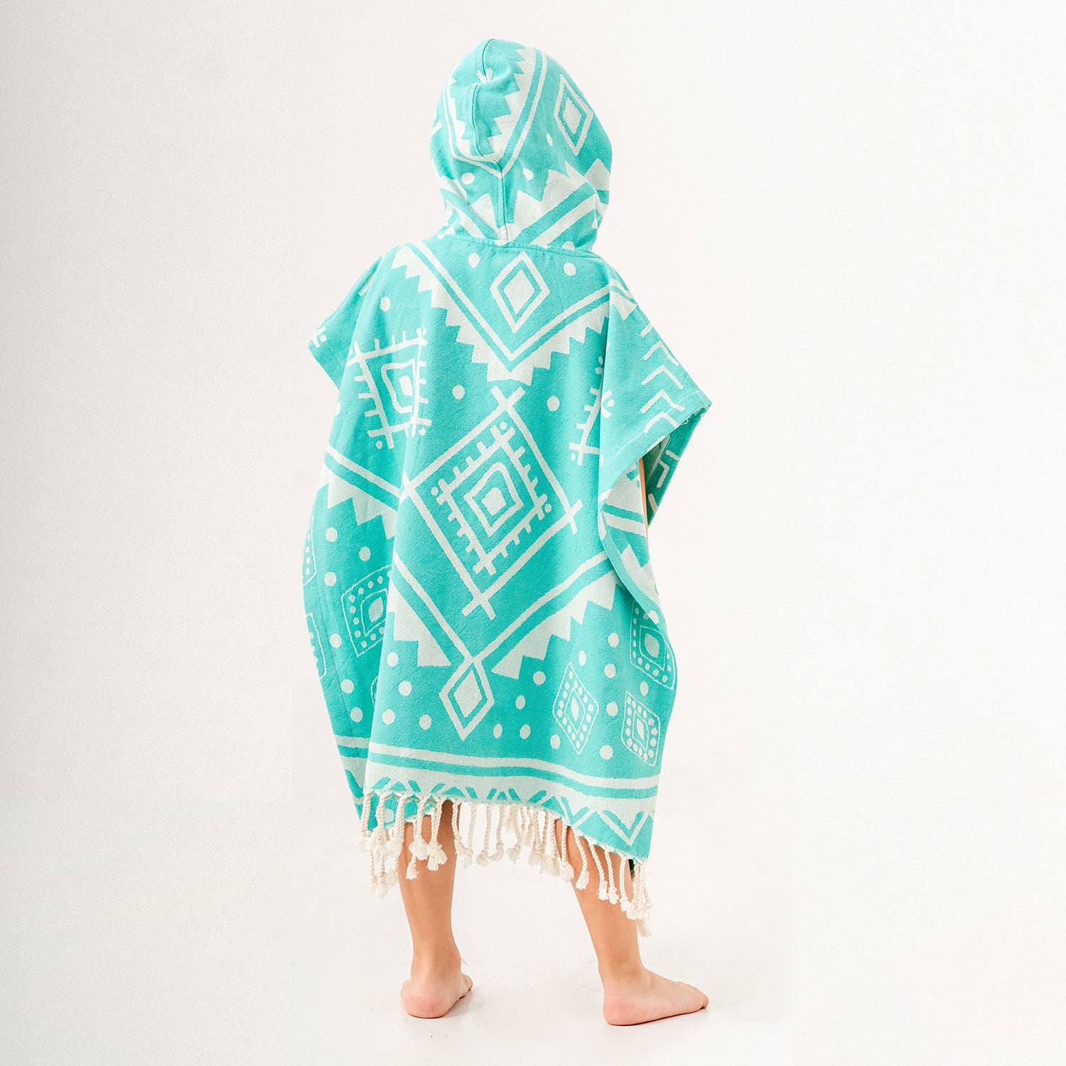 Kikoya – Toalha poncho - Crianças e bebés por atacado – Chuveiro de toalha de praia com capuz para crianças com capuz Surf Mudando de Natação9