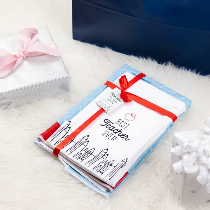 Pavilion - Vendita all'ingrosso Strofinacci - Best Teacher Ever - Set regalo con canovacci
(2 - 19,75" x 27,5")2