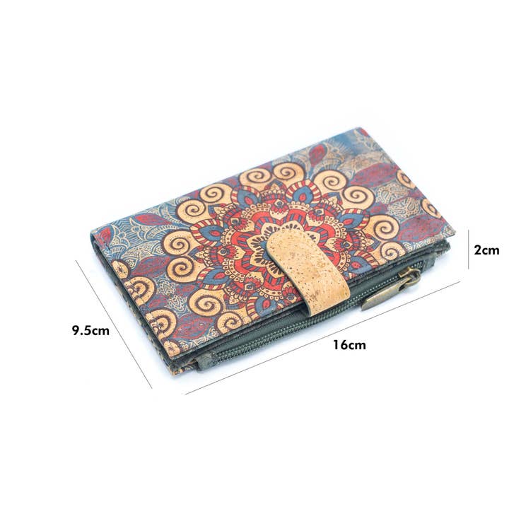 Meninas Bonitas Cork - Venta al por mayor Cartera - Mujer - Cartera Corcho Flores y Mariposas BAG-20976