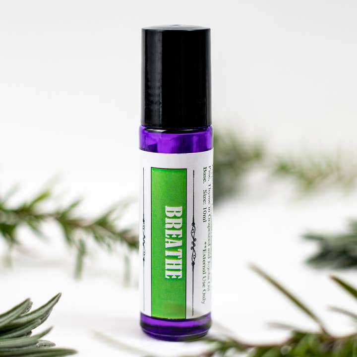 Breathe Essential Oil Roller, Sinus Relief Roll On for wholesale by Herbal Chest