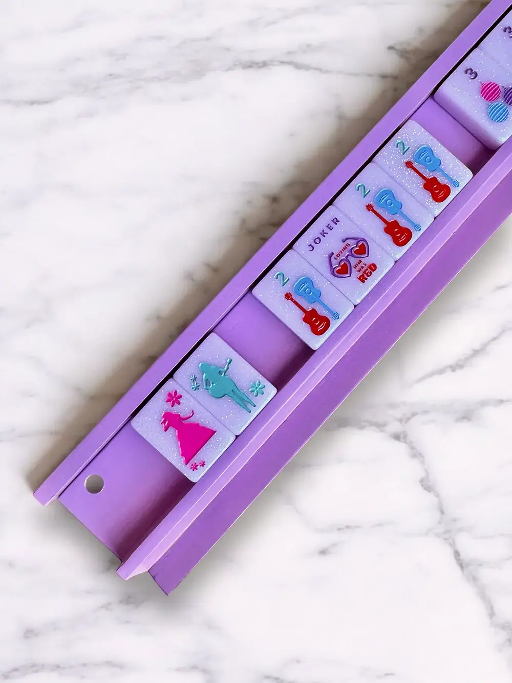 Peace Love Mahjong - Wholesale Board Game - Mahjong Racks & Pushers (Set of 4)5