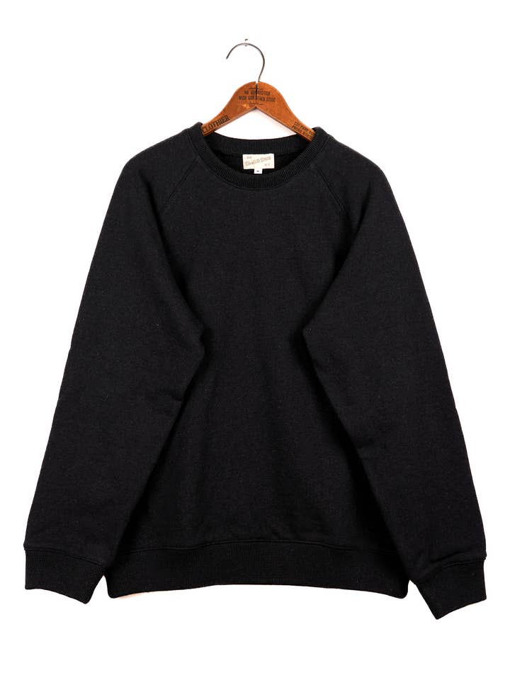 Upstate Stock - Wholesale Sweatshirt - Unisex - Amagansett Beach Upcycled Terry Cotton Sweater - Carbon