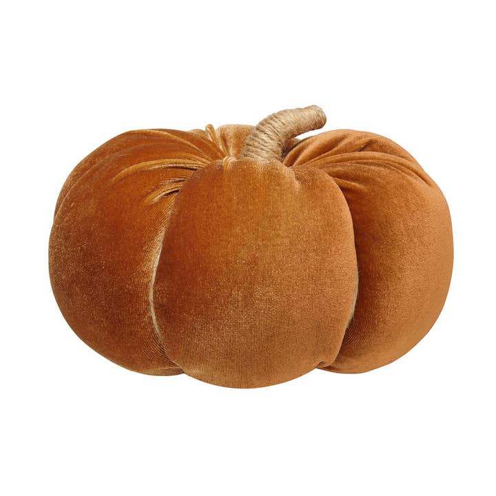 CF-3122 - Lrg. Caramel Velvet Fall Pumpkin for wholesale by Collins Painting & Design