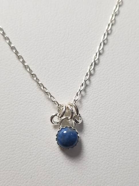 Collier en pierre de 6 mm pour la vente par Spangle Jewelry Company