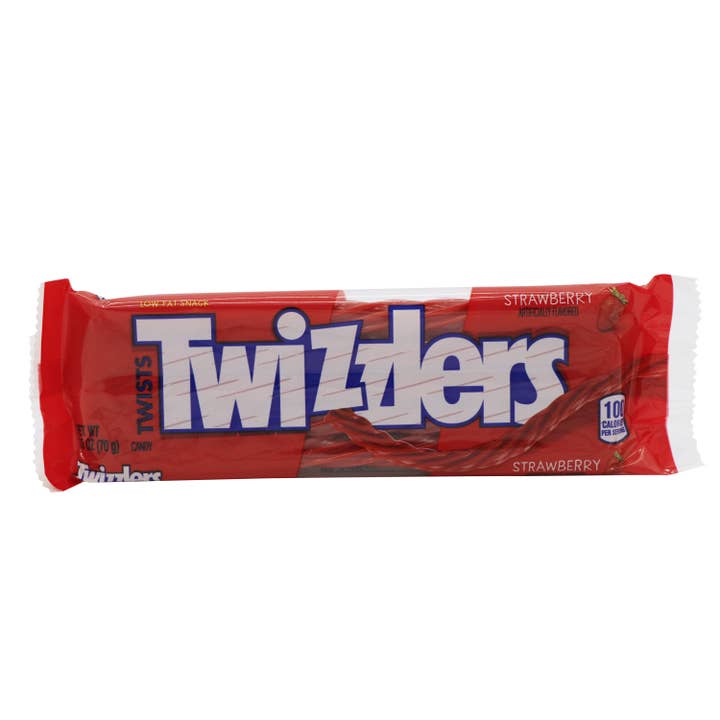 Grandpa Joe's Candy Shop - Wholesale Licorice - Twizzlers Bars, Red Licorice Candy, 2.5oz, 18ct Case
