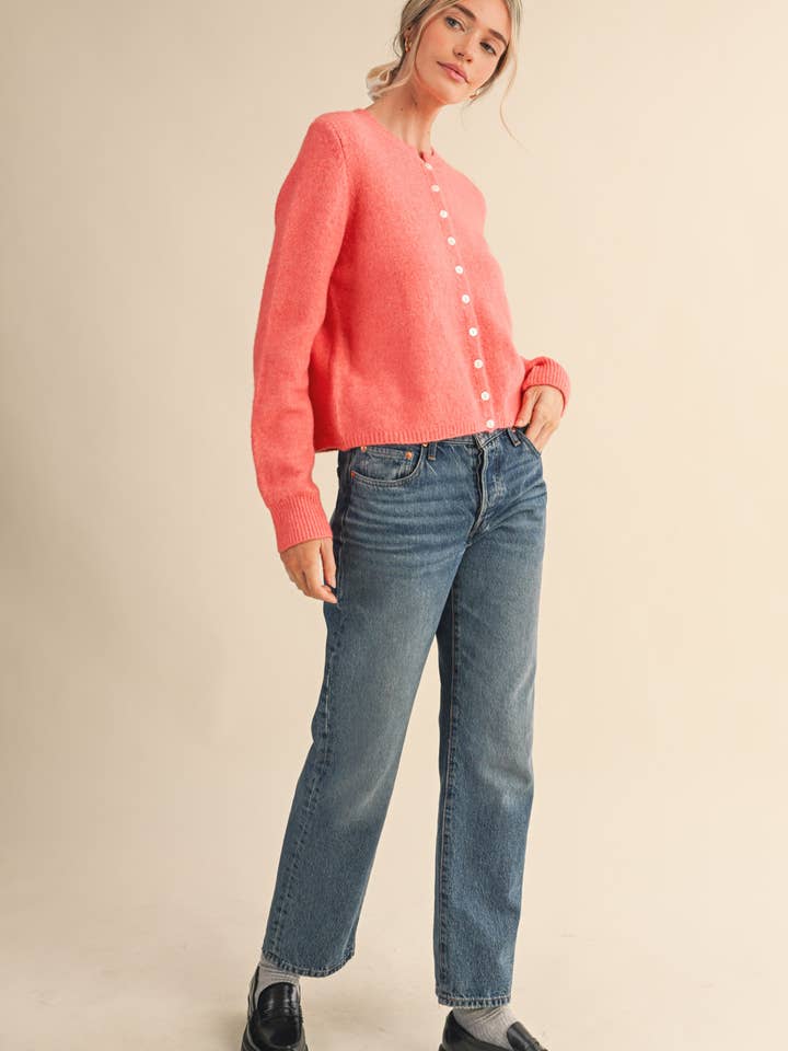 &MERCI - Wholesale Cardigan - Women's - MARLED KNIT SWEATER CARDIGAN MSW1124835