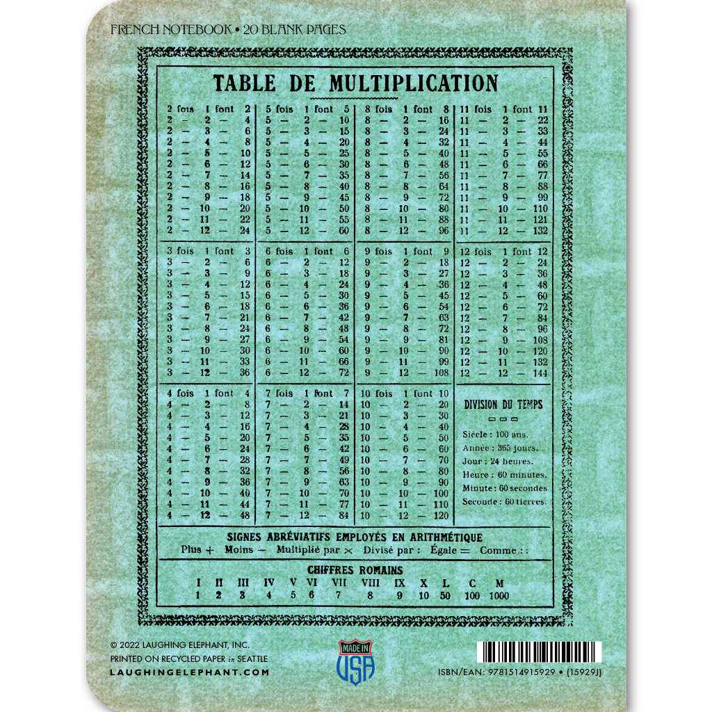 Laughing Elephant - Vendita all'ingrosso Quaderni - Dragon Ship - Taccuino francese2