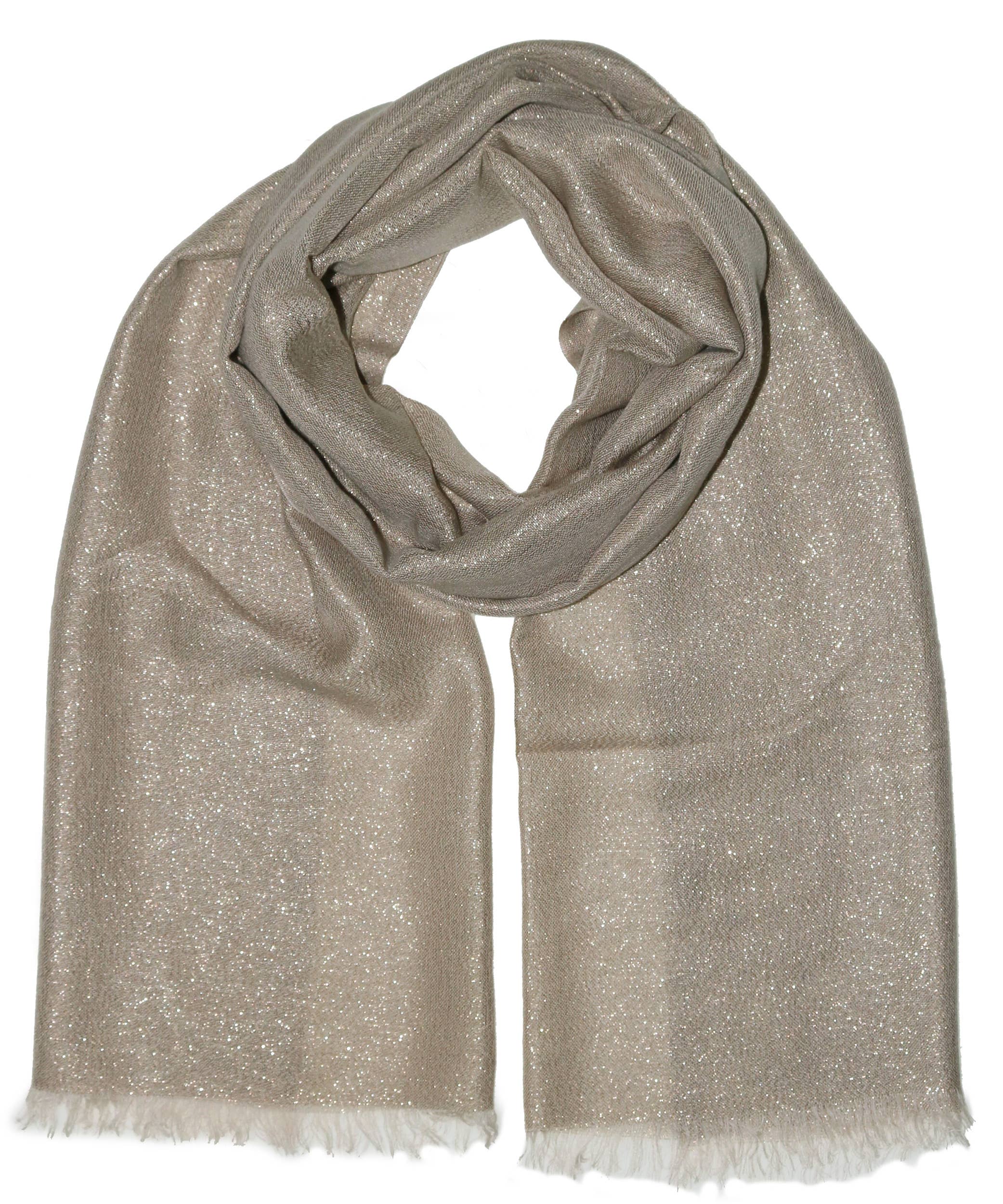 FRAAS - The Scarf Company - Wholesale Wrap - Women's - Solid Metallic Woven Evening Wrap15