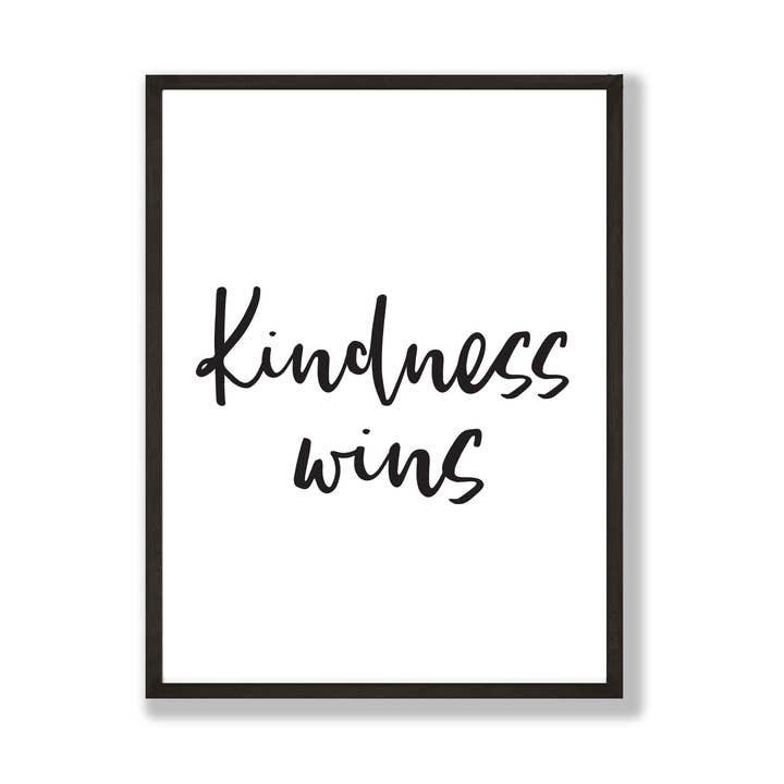 Freundlichkeit gewinnt Drucken für den Großhandel von Word Up Creative