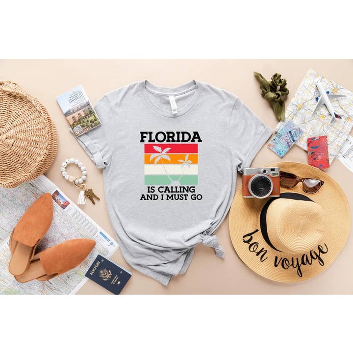 Florida is Calling I Must Go T-Shirt for wholesale by VibeClothing