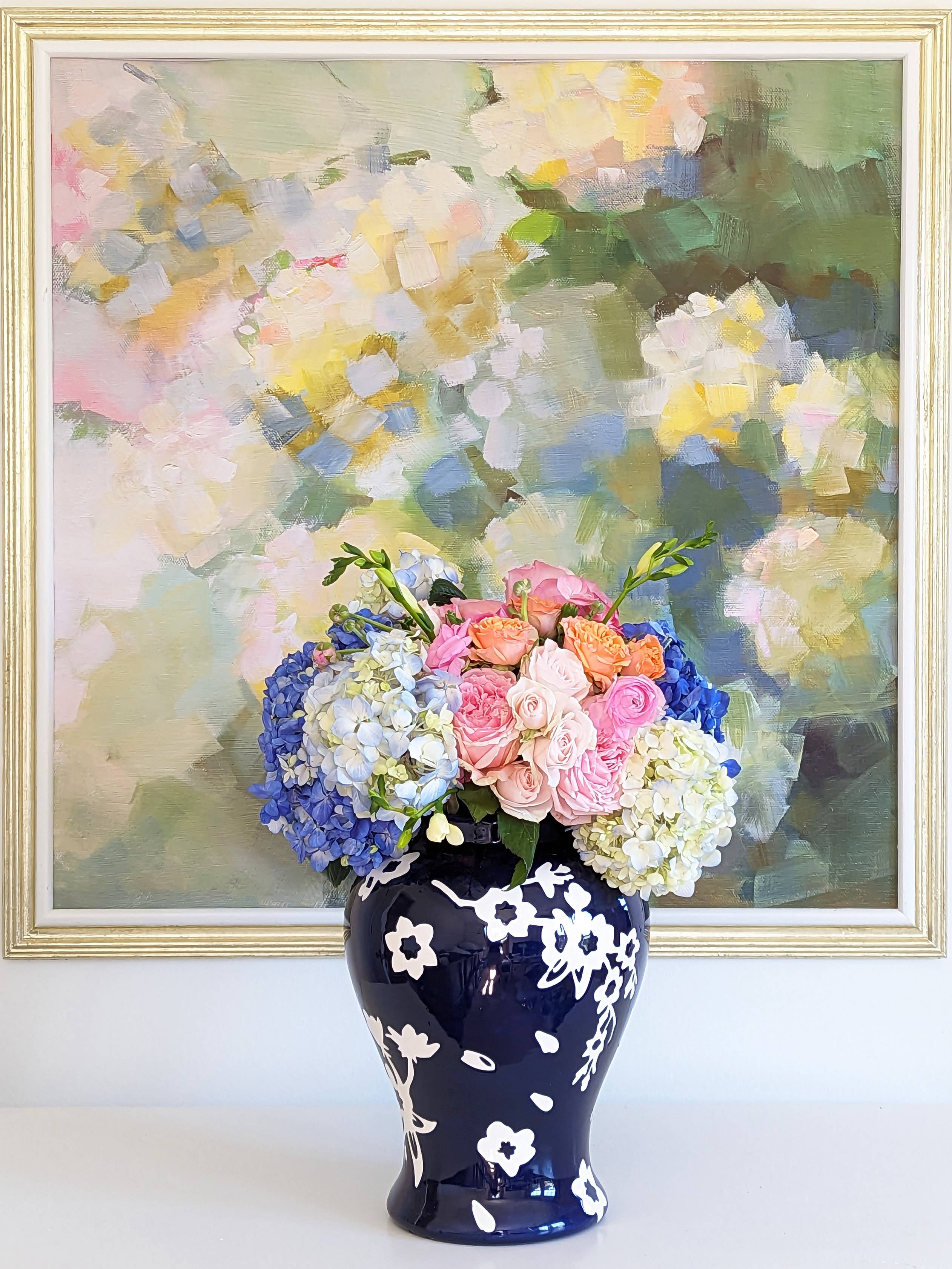 Lo Home | Ruby Clay - Wholesale Vaas - Sakura gemberpotten in mosgroen7