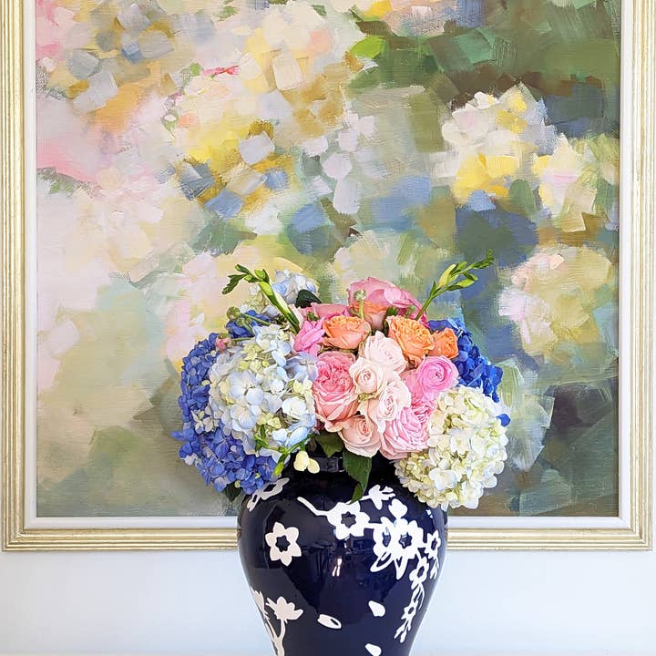 Lo Home | Ruby Clay - Wholesale Vaas - Sakura gemberpotten in mosgroen7