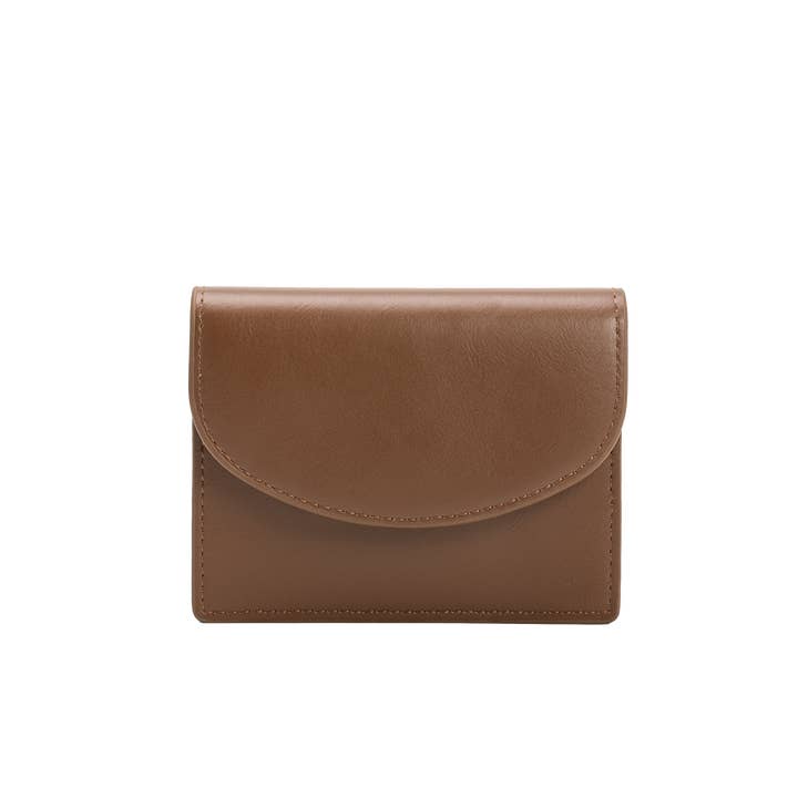 Melie Bianco - Wholesale Card Holder - Women's - Milo Espresso Vegan Card Case Wallet