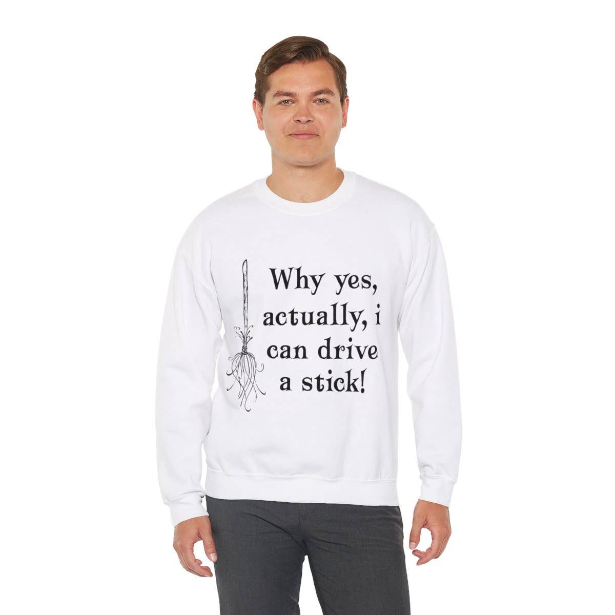 L&L T-Shirt Company - Wholesale Graphic Sweatshirt - Unisex - Unisex - Yes I Can Drive A Stick6
