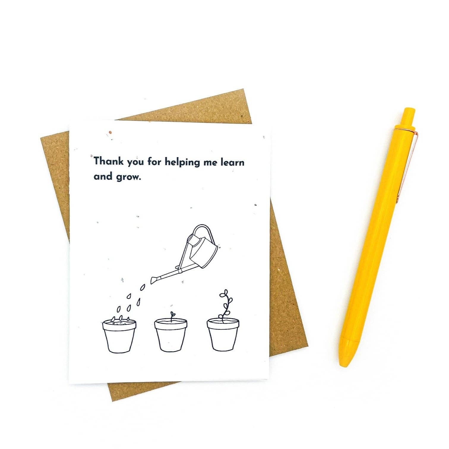 Cato & Company - Vente Cartes de remerciements - Carte de remerciement pour m'avoir aidé à apprendre et à grandir3