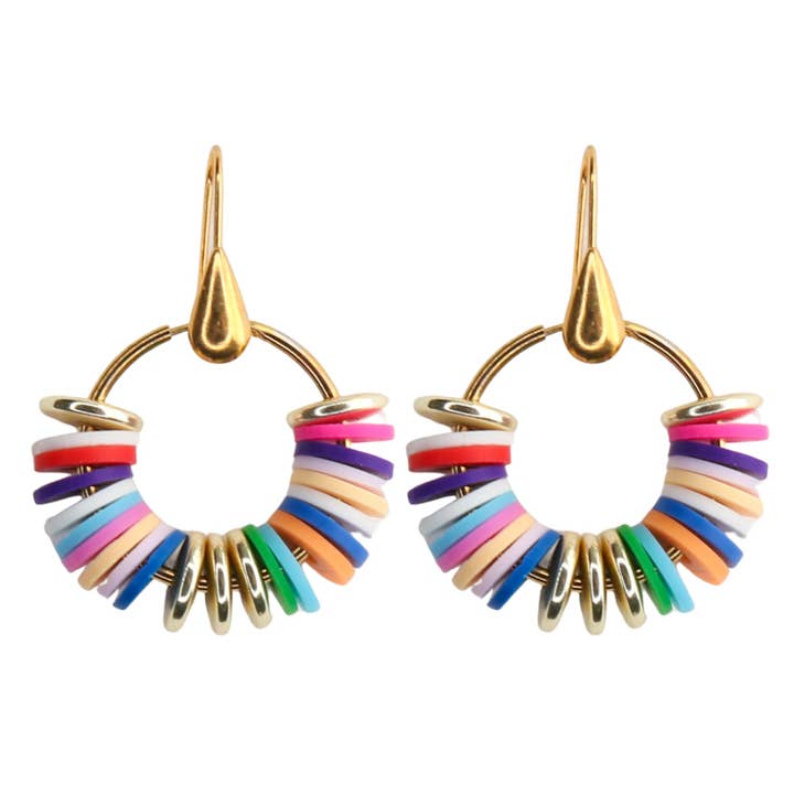 Esme Earrings in Multi for wholesale by Catherine Page Jewelry